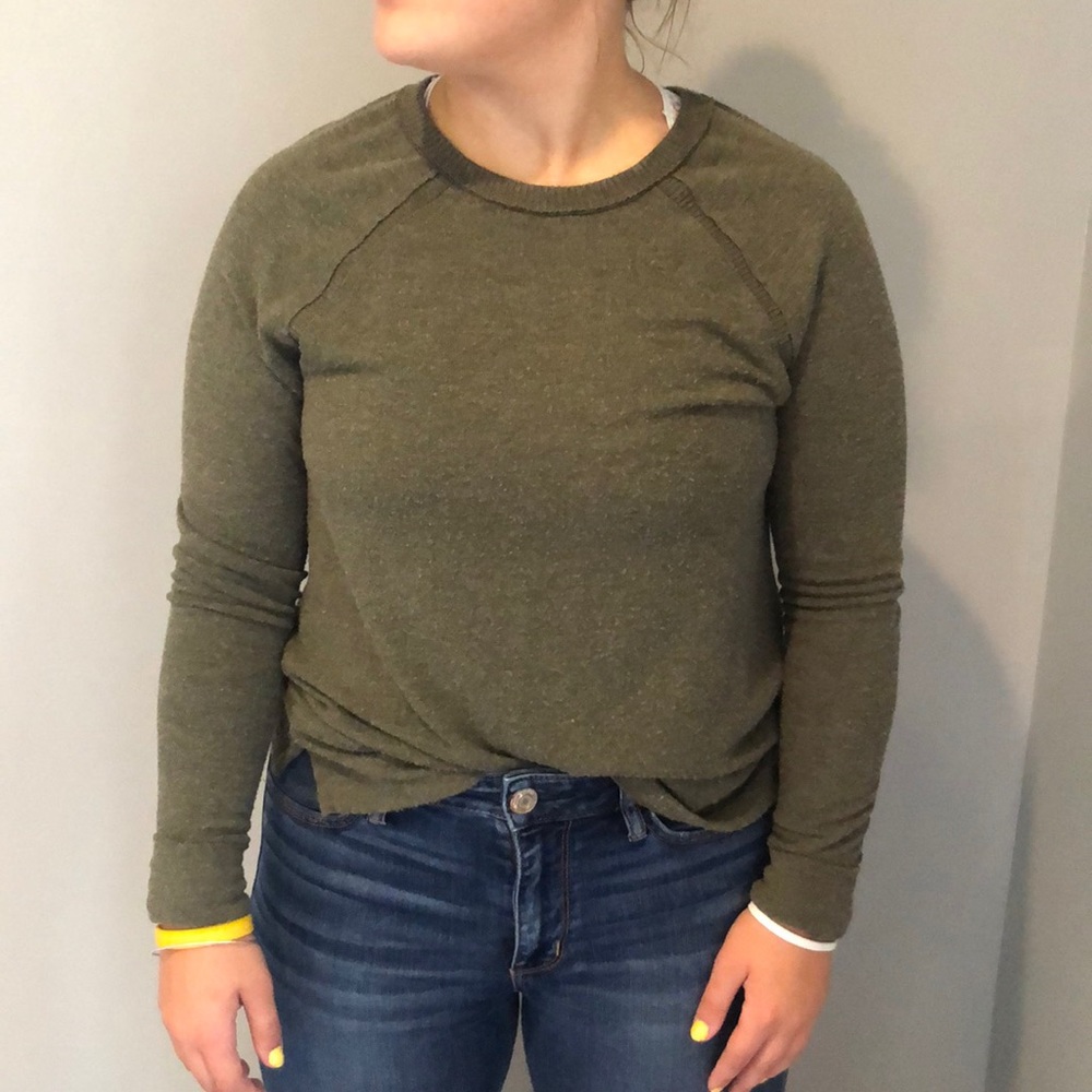 Olive green sweater